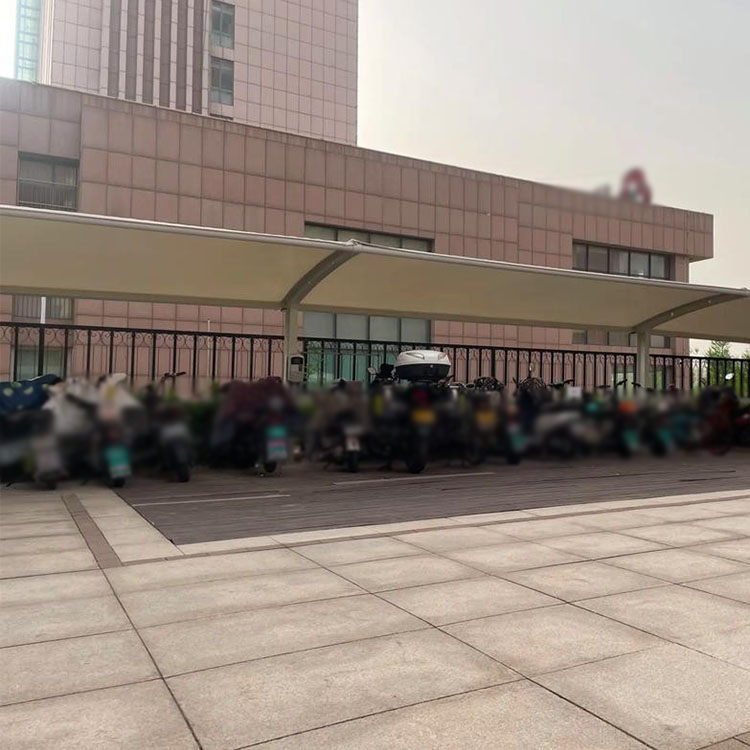 天河区膜结构电动车棚